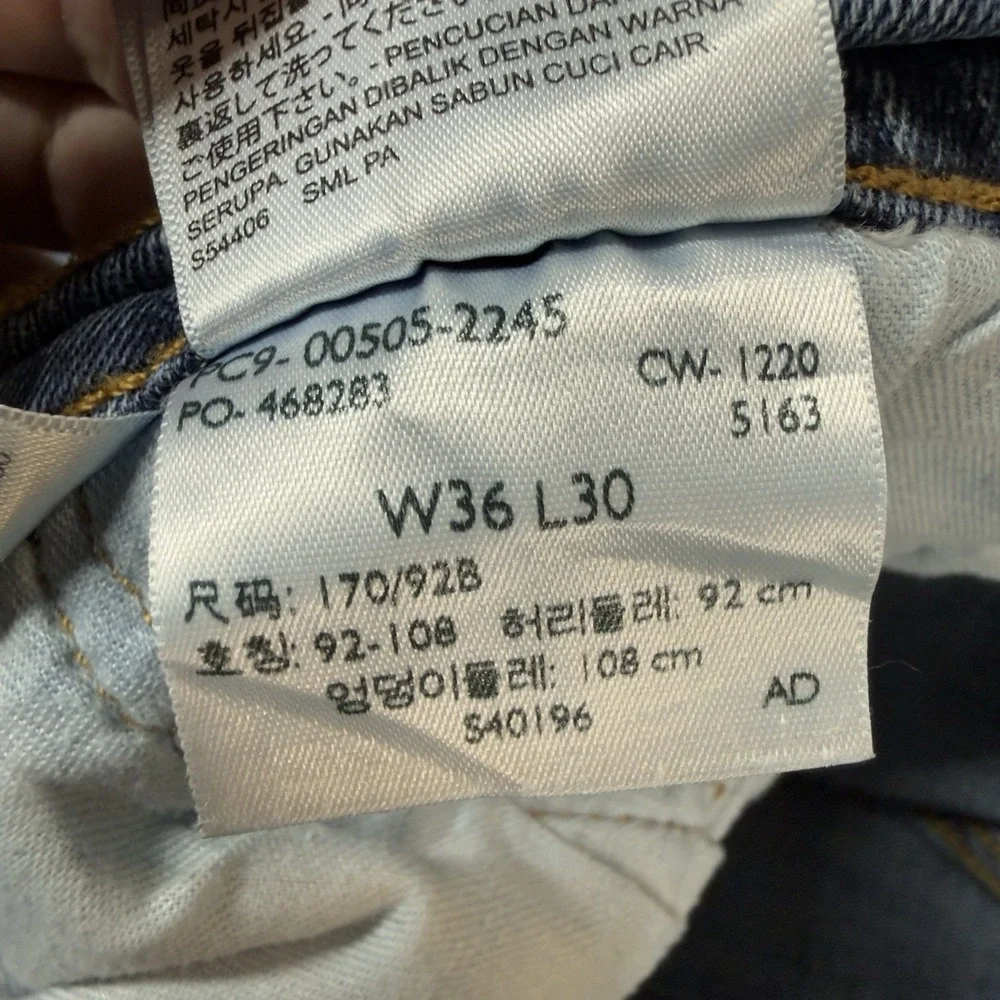 Levis good distressing